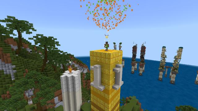 Screenshot of the Minecraft Bedrock Marketplace product JUMP! created by King Cube.