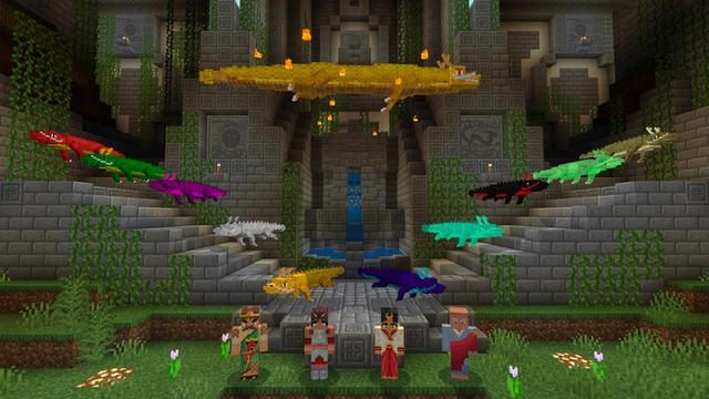 Screenshot of the Minecraft Bedrock Marketplace product Land of the Dragon created by King Cube.
