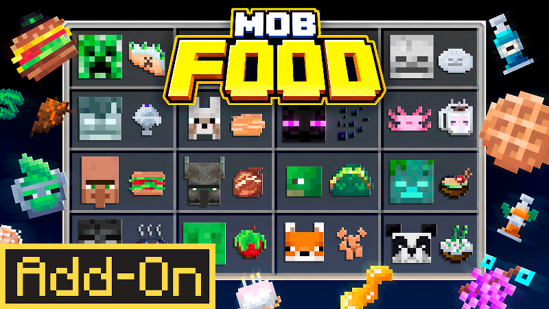 Thumbnail of the Minecraft Bedrock Marketplace product Comida para Mobs created by King Cube.