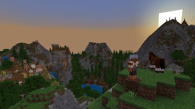 Screenshot of the Minecraft Bedrock Marketplace product Monster Hunter: Medieval created by King Cube.
