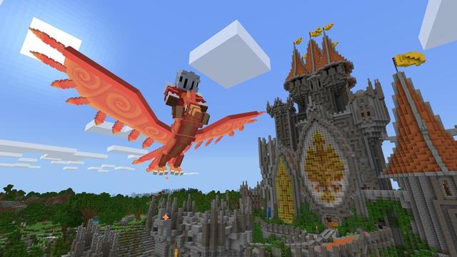 Screenshot of the Minecraft Bedrock Marketplace product Phoenix Castle created by King Cube.