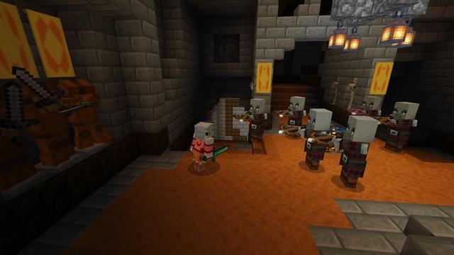 Screenshot of the Minecraft Bedrock Marketplace product Phoenix Castle created by King Cube.