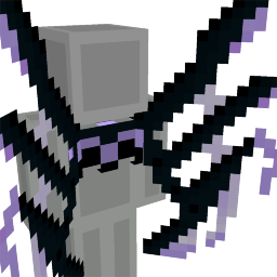 Thumbnail of the Minecraft Bedrock Marketplace product Purple Cyber Wings created by King Cube.