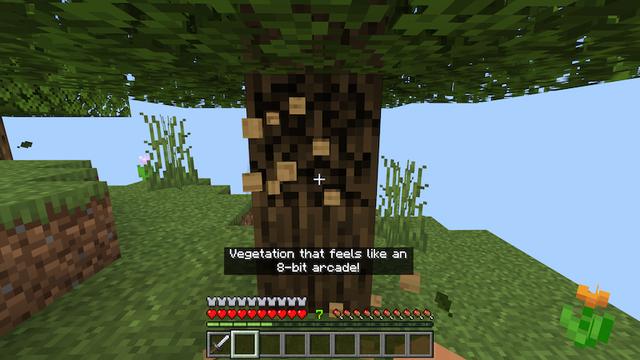 Screenshot of the Minecraft Bedrock Marketplace product Retro Arcade Sound Pack created by King Cube.