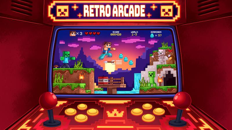 Thumbnail of the Minecraft Bedrock Marketplace product Retro Arcade Sound Pack created by King Cube.
