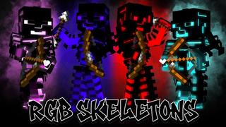 Thumbnail of the Minecraft Bedrock Marketplace product RGB Skeletons created by King Cube.