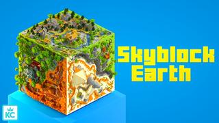 Thumbnail of the Minecraft Bedrock Marketplace product Skyblock Earth created by King Cube.