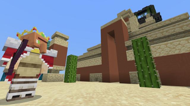 Screenshot of the Minecraft Bedrock Marketplace product Skycube 2 created by King Cube.