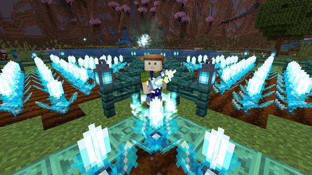 Screenshot of the Minecraft Bedrock Marketplace product Spellswords Add-On created by King Cube.