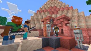 Screenshot of the Minecraft Bedrock Marketplace product Spiral Chunk Adventure created by King Cube.