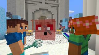 Screenshot of the Minecraft Bedrock Marketplace product Spiral Chunk Adventure created by King Cube.