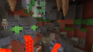 Screenshot of the Minecraft Bedrock Marketplace product Spiral Chunk Adventure created by King Cube.