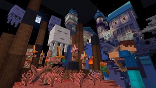 Screenshot of the Minecraft Bedrock Marketplace product Spiral Chunk Adventure created by King Cube.