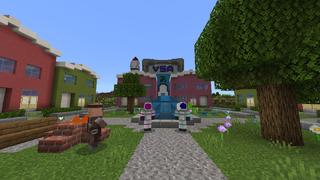 Screenshot of the Minecraft Bedrock Marketplace product Villager Space Agency created by King Cube.