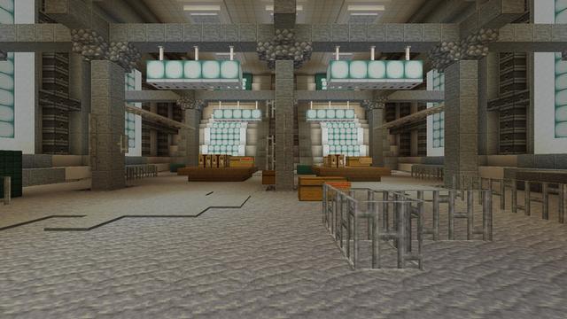 Screenshot of the Minecraft Bedrock Marketplace product Apollo Moon Base created by Kirill Studios.