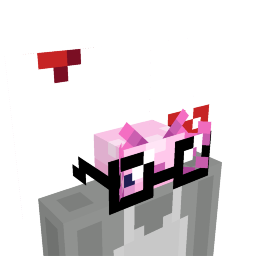 Thumbnail of the Minecraft Bedrock Marketplace product Cute Axolotl Head created by Kirill Studios.
