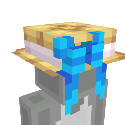 Thumbnail of the Minecraft Bedrock Marketplace product Cute Straw Hat created by Kirill Studios.