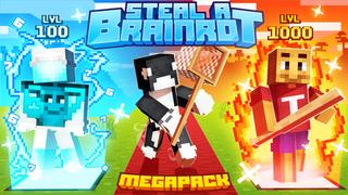 Thumbnail of the Minecraft Bedrock Marketplace product Steal A Brainrot - Mega Pack created by Kirill Studios.