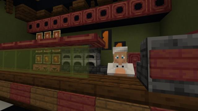 Screenshot of the Minecraft Bedrock Marketplace product Cute Shops created by KiwiStars.