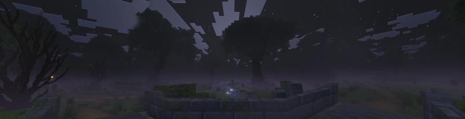 Panorama of the Minecraft Bedrock Marketplace product Escape Room: Forest created by KiwiStars.