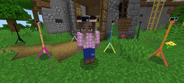Panorama of the Minecraft Bedrock Marketplace product Headcams created by KiwiStars.