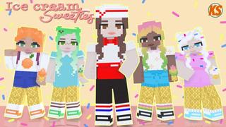 Thumbnail of the Minecraft Bedrock Marketplace product Ice Cream Sweeties created by KiwiStars.