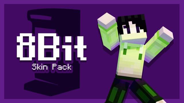 Thumbnail of the Minecraft Bedrock Marketplace product 8Bit Skin Pack created by Kora Studios.