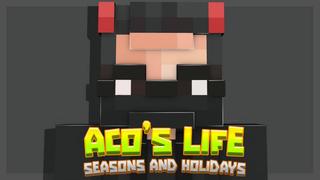 Thumbnail of the Minecraft Bedrock Marketplace product Aco's Life: Seasons & Holidays created by Kora Studios.