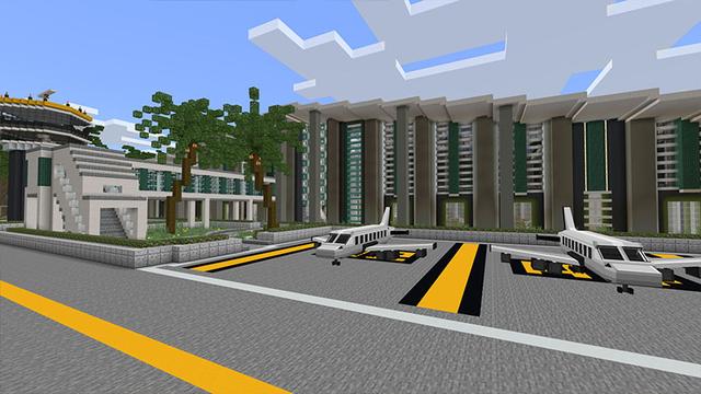 Screenshot of the Minecraft Bedrock Marketplace product Airport Roleplay created by Kora Studios.
