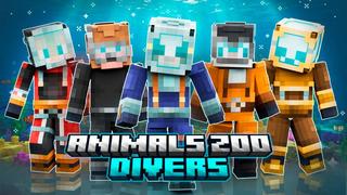Thumbnail of the Minecraft Bedrock Marketplace product Animal Zoo Divers created by Kora Studios.
