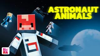 Thumbnail of the Minecraft Bedrock Marketplace product Astronauts Animals created by Kora Studios.