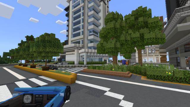 Screenshot of the Minecraft Bedrock Marketplace product City Life created by Kora Studios.