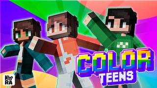 Thumbnail of the Minecraft Bedrock Marketplace product Color Teens created by Kora Studios.