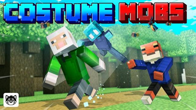 Thumbnail of the Minecraft Bedrock Marketplace product Costume Mobs created by Kora Studios.