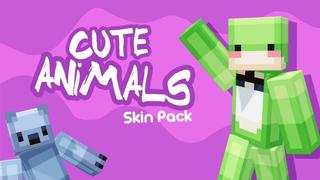 Thumbnail of the Minecraft Bedrock Marketplace product Cute Animals Skin Pack created by Kora Studios.