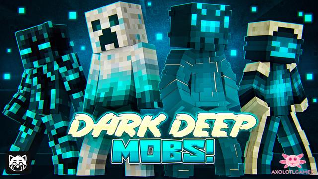 Thumbnail of the Minecraft Bedrock Marketplace product Dark Deep Mobs! created by Kora Studios.