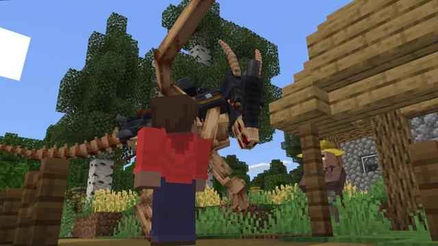 Screenshot of the Minecraft Bedrock Marketplace product Dragons Expansion Add-On created by Kora Studios.