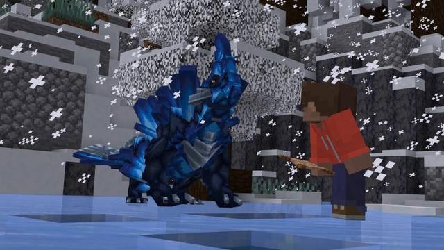 Screenshot of the Minecraft Bedrock Marketplace product Dragons Expansion Add-On created by Kora Studios.