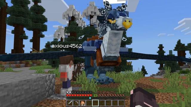 Screenshot of the Minecraft Bedrock Marketplace product Dragons Expansion Add-On created by Kora Studios.