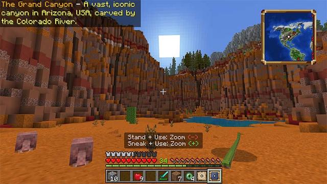 Screenshot of the Minecraft Bedrock Marketplace product Earth Realism created by Kora Studios.