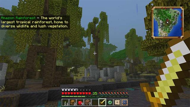 Screenshot of the Minecraft Bedrock Marketplace product Earth Realism created by Kora Studios.