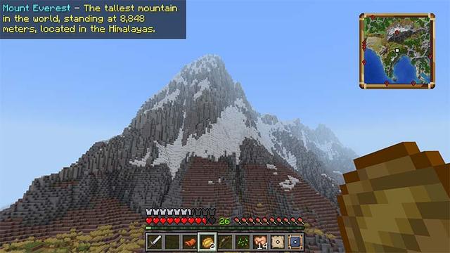 Screenshot of the Minecraft Bedrock Marketplace product Earth Realism created by Kora Studios.