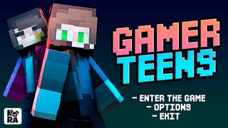 Thumbnail of the Minecraft Bedrock Marketplace product Gamer Teens created by Kora Studios.