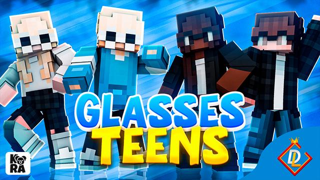 Thumbnail of the Minecraft Bedrock Marketplace product Glasses Teens created by Kora Studios.