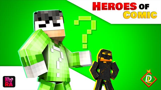 Thumbnail of the Minecraft Bedrock Marketplace product Heroes Of Comic created by Kora Studios.