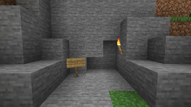 Screenshot of the Minecraft Bedrock Marketplace product Hidden Underground Base created by Kora Studios.