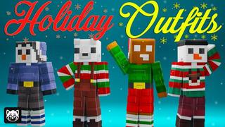 Thumbnail of the Minecraft Bedrock Marketplace product Holiday Outfits created by Kora Studios.