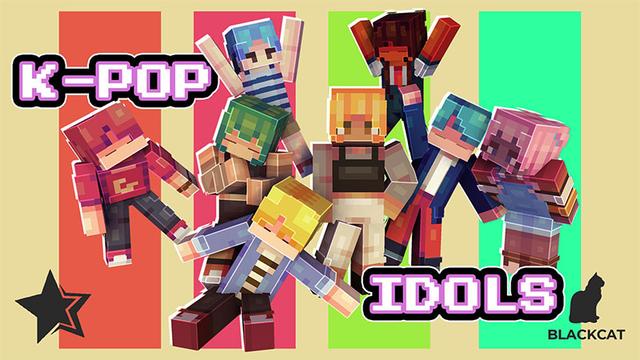 Thumbnail of the Minecraft Bedrock Marketplace product K-Pop Idols created by Kora Studios.
