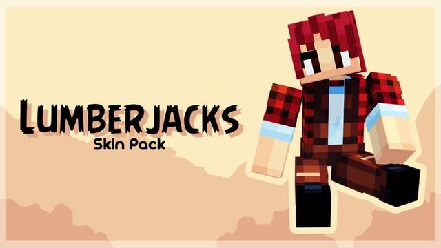 Thumbnail of the Minecraft Bedrock Marketplace product Lumberjacks Skin Pack created by Kora Studios.