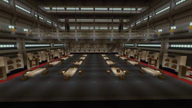 Screenshot of the Minecraft Bedrock Marketplace product Mansion Bunker created by Kora Studios.
